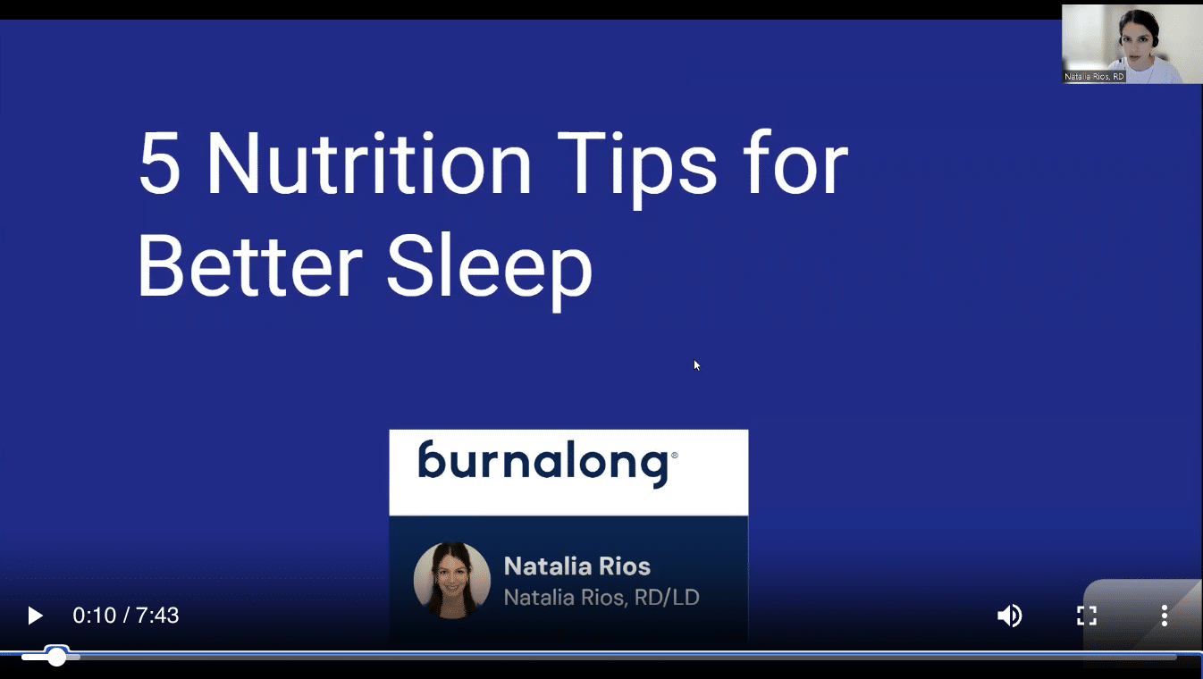 Can't Sleep? Try These 5 Nutrition Hacks by Natalia Rios, RD/LD